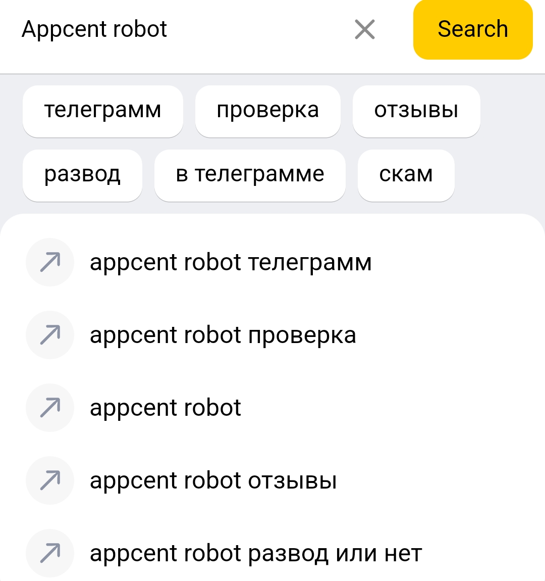 appcent robot телеграмм отзывы