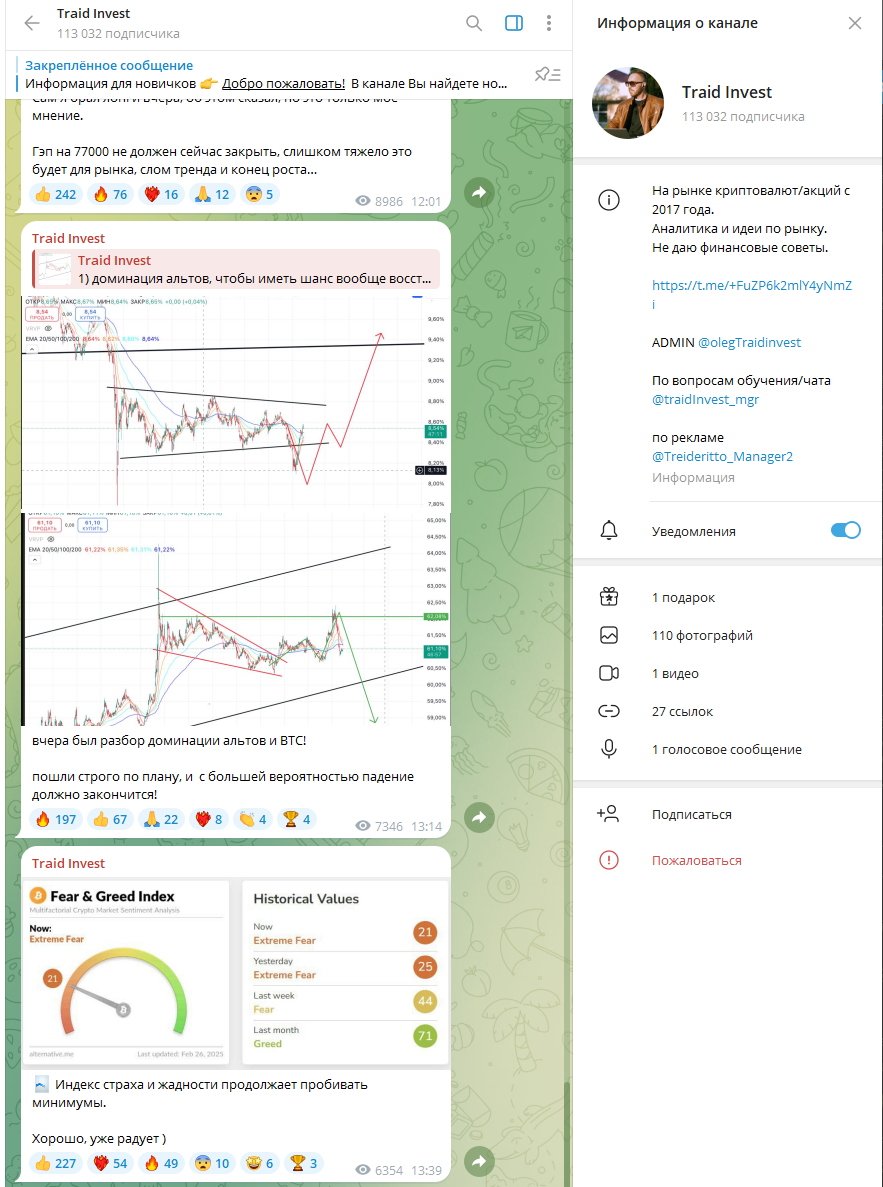 traid invest телеграм