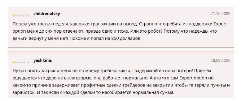 Expert Option отзывы