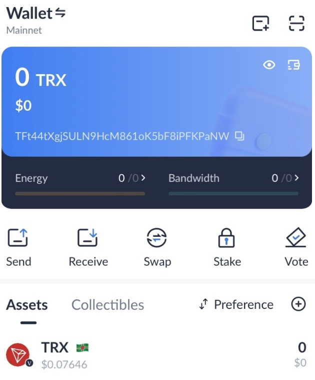 Tronlink Wallet кошелек
