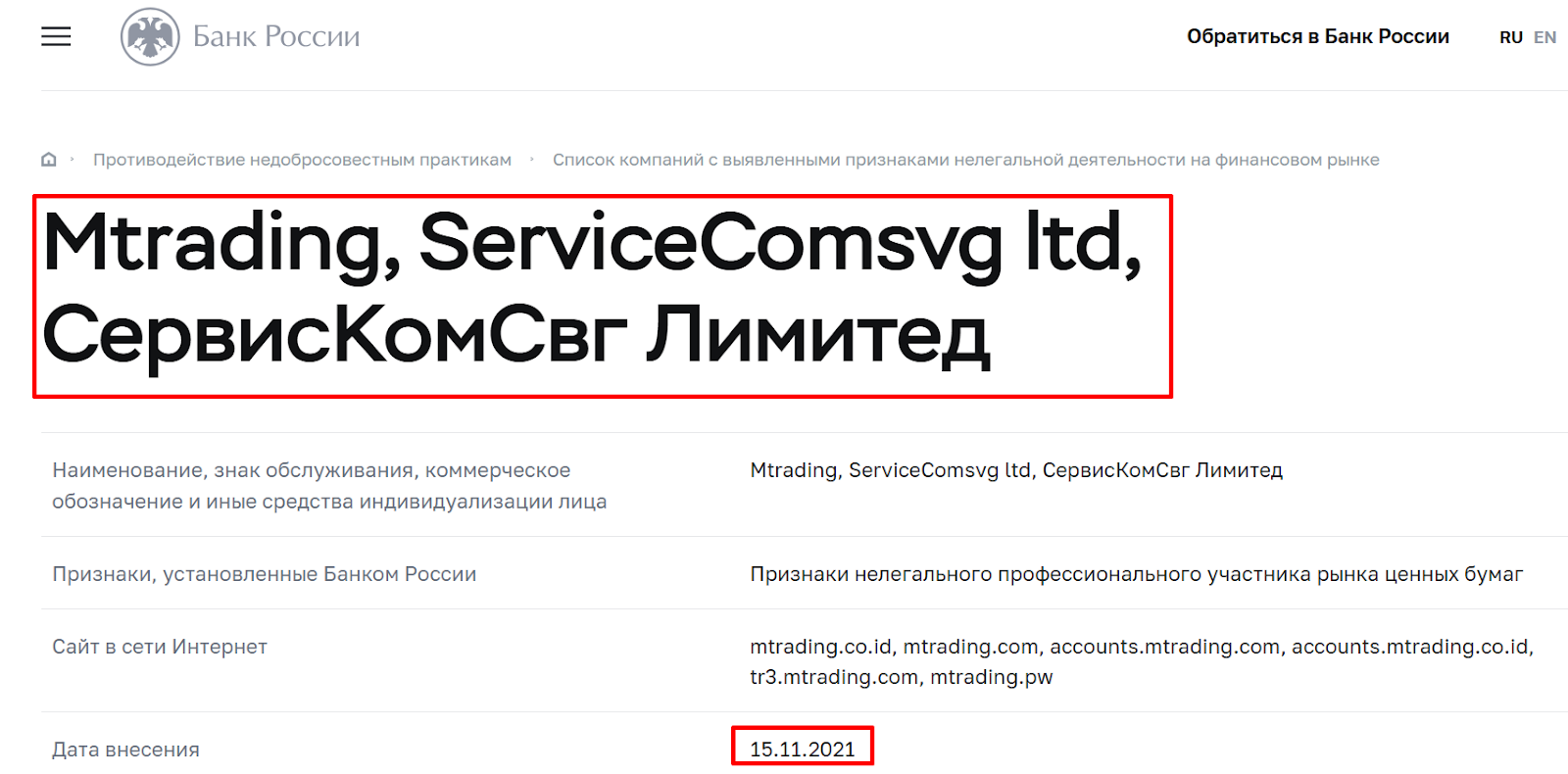mttrading ru отзывы mttrading ru отзывы