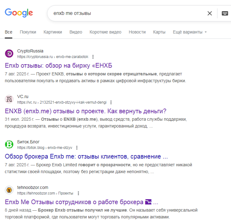 enxb биржа enxb биржа