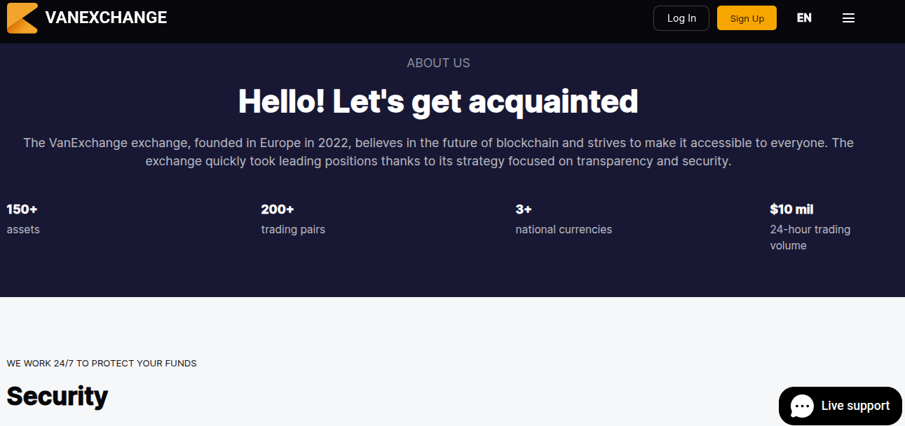van exchange обменник лохотрон