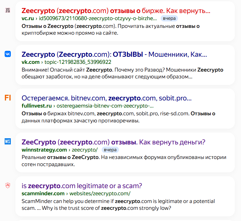 зикрипто отзывы