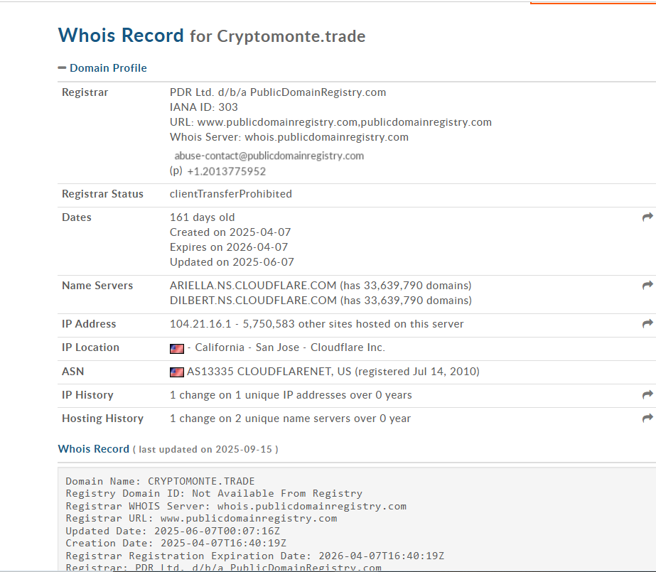 cryptomonte cryptomonte