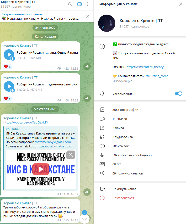 королев о крипте телеграм