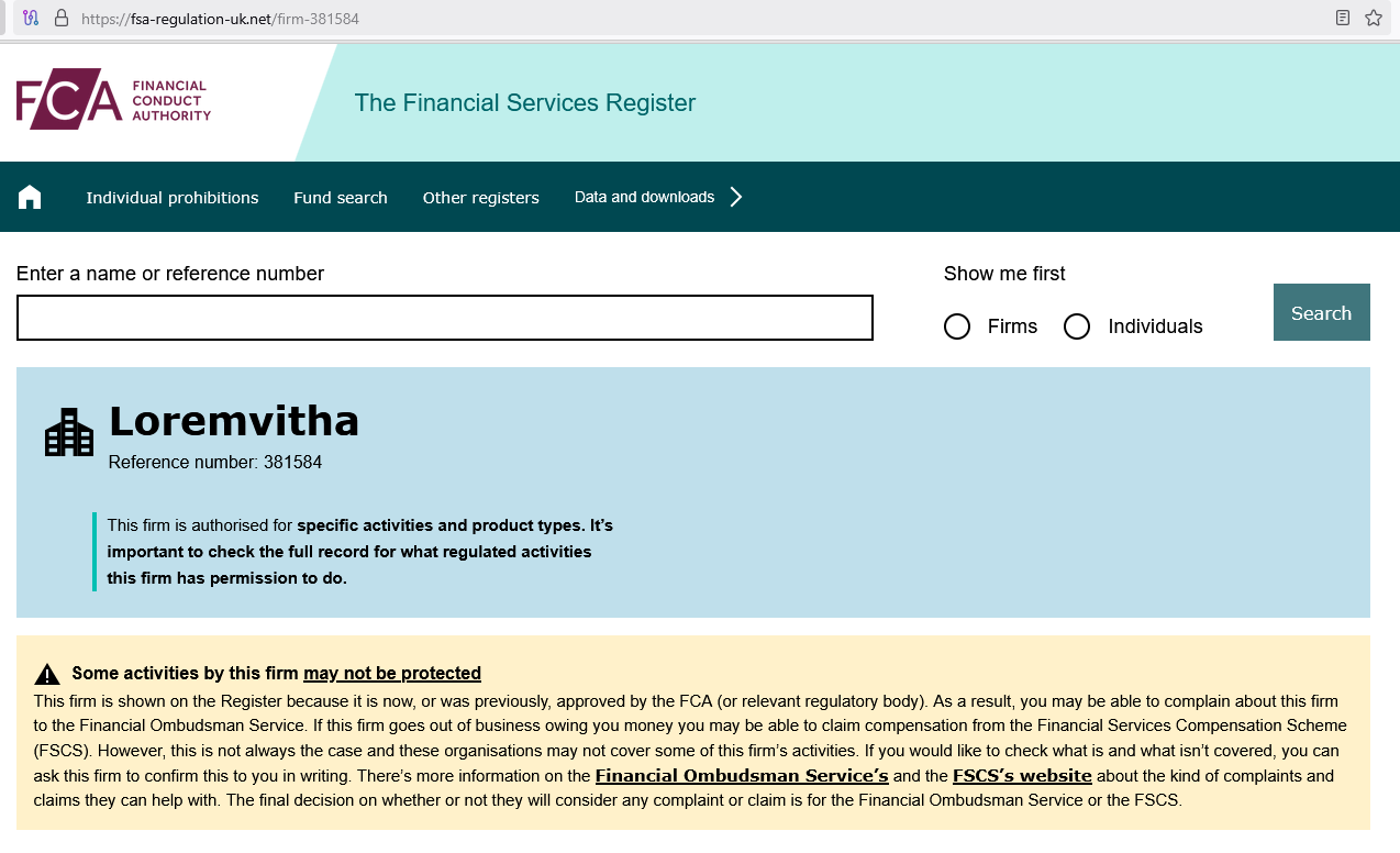 lorem vitha com биржа