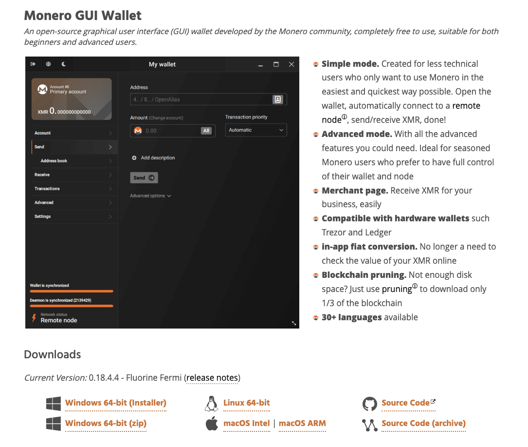 monero gui wallet