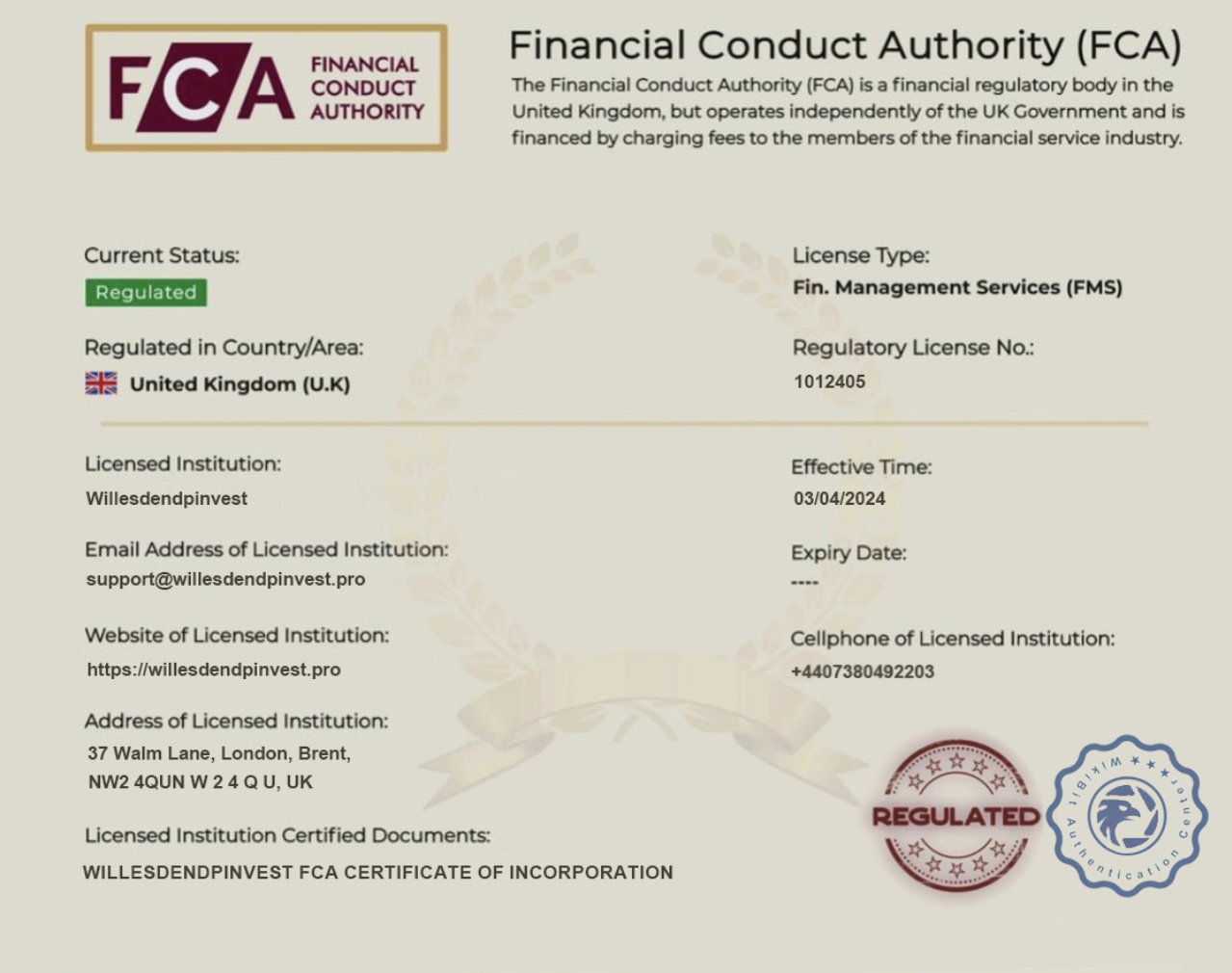 willesdendpinvest отзывы