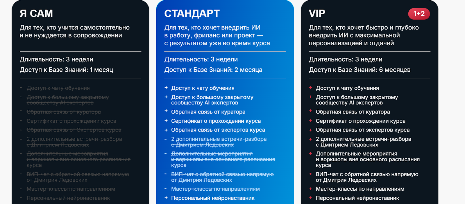 Дмитрий Ледовских отзывы