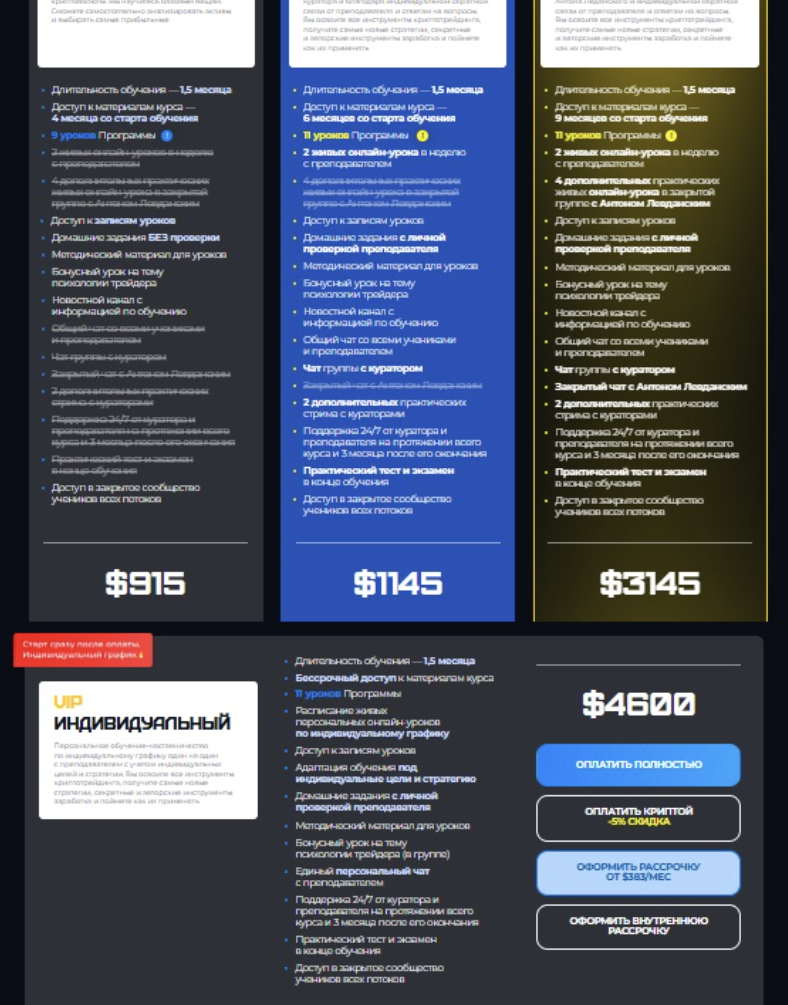 отзывы об антон левданский крипта