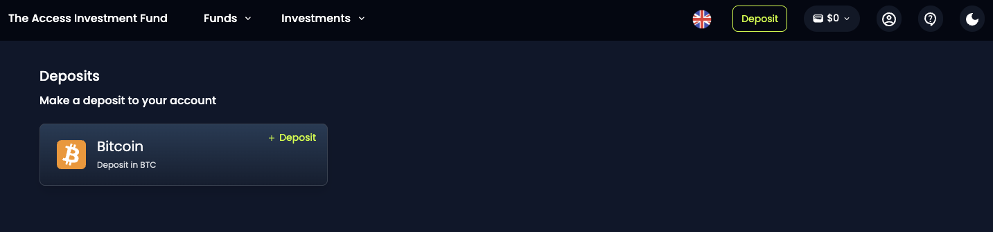 платформа the access investment fund