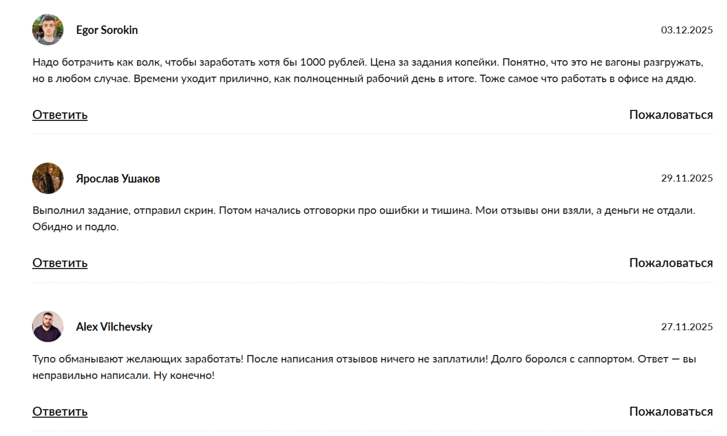 stn заработок на отзывах