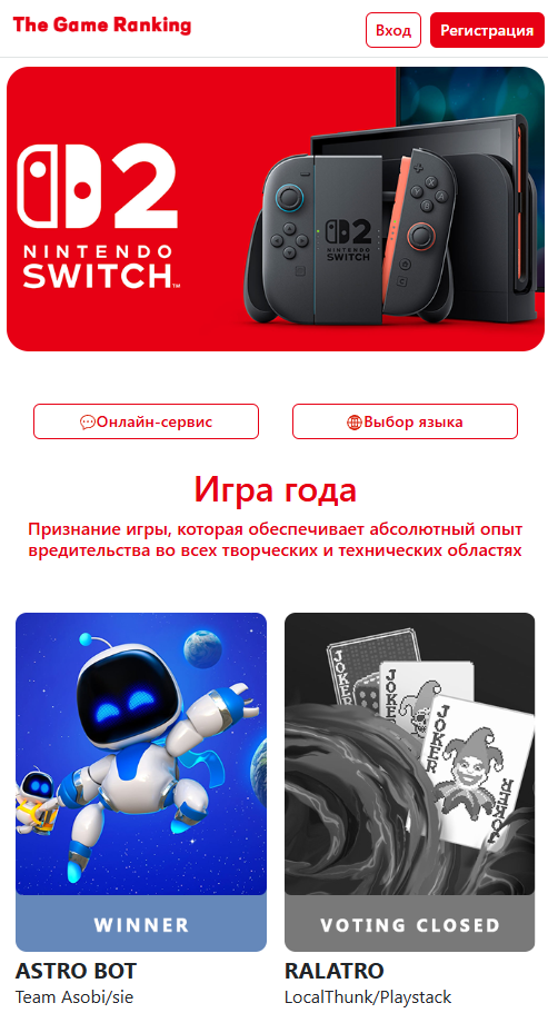 the game voting сайт отзывы the game voting сайт отзывы