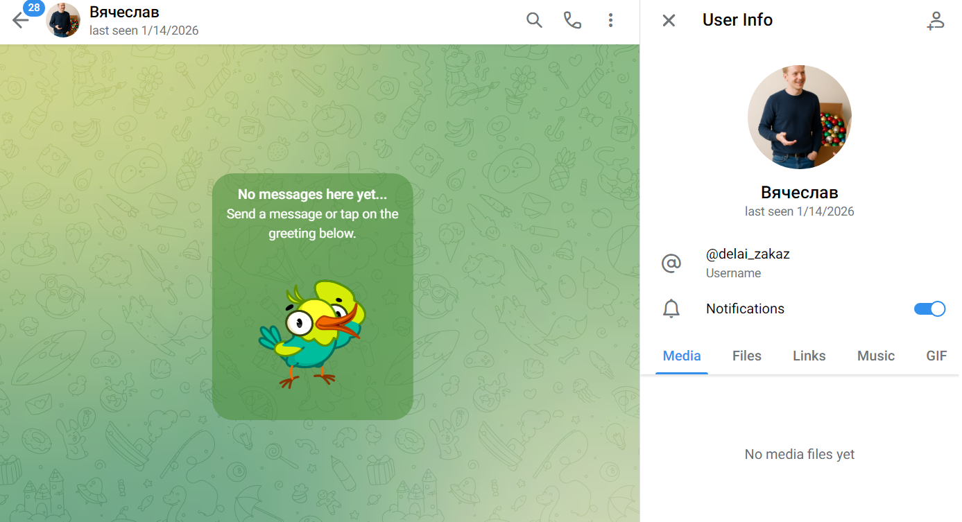 елки иголки телеграмм