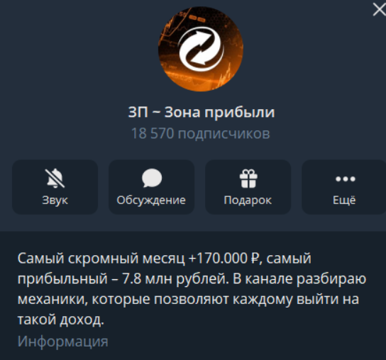 «ЗП Зона Прибыли» развод