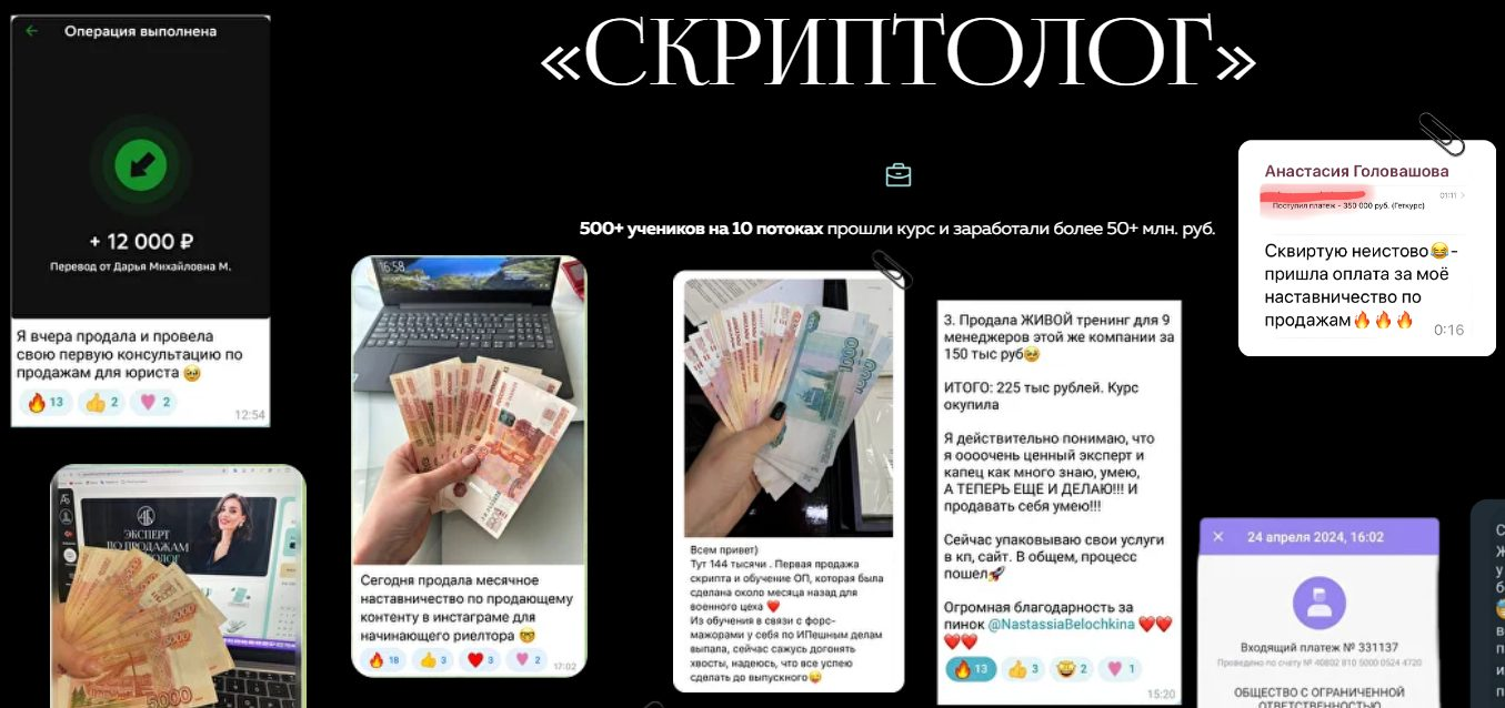 академия продаж настасьи белочкиной