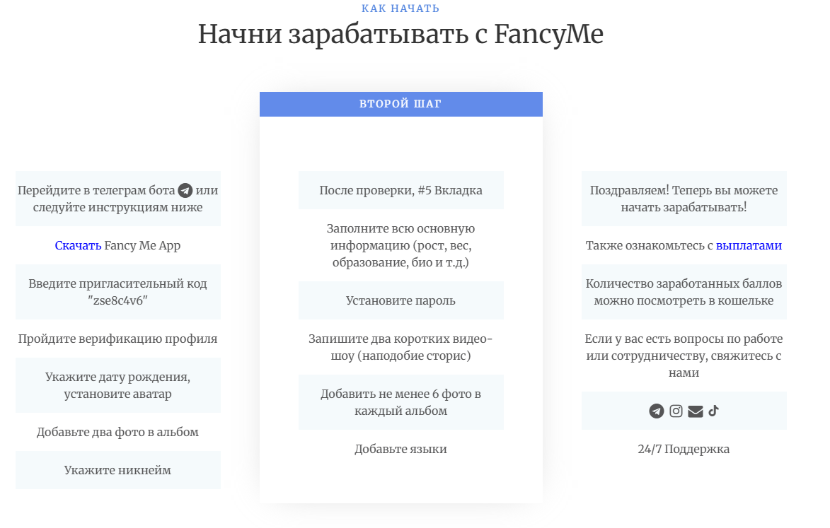 fancy me как заработать