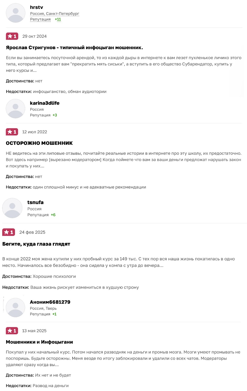 ЯРОСЛАВ СТРИГУНОВ СУБАРЕНДА