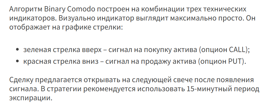 бинари комодо индикатор отзывы