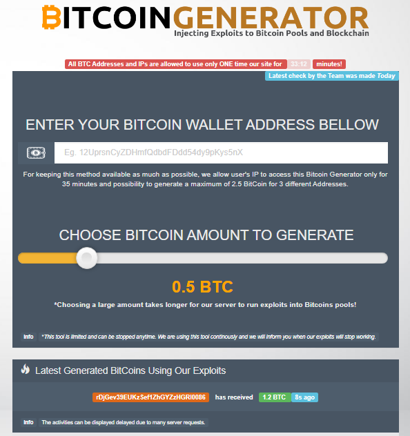 bitcoin generator org отзывы
