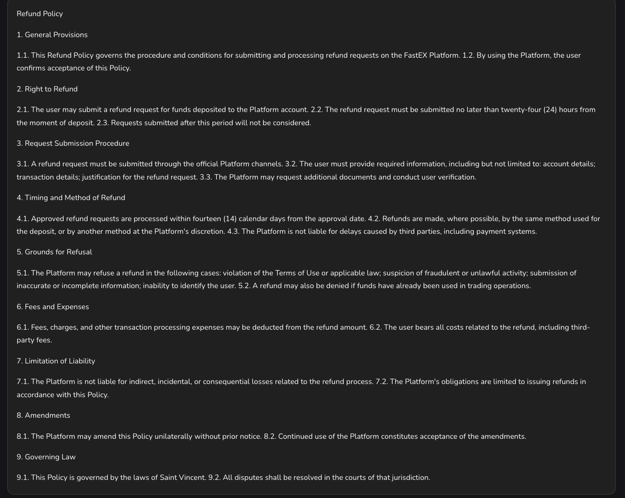 fastex ink обман