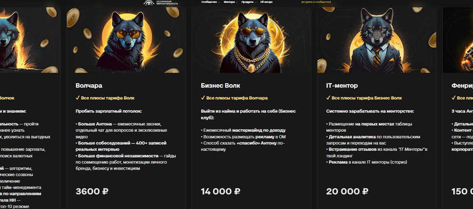 осознанная меркантильность отзывы о менторах