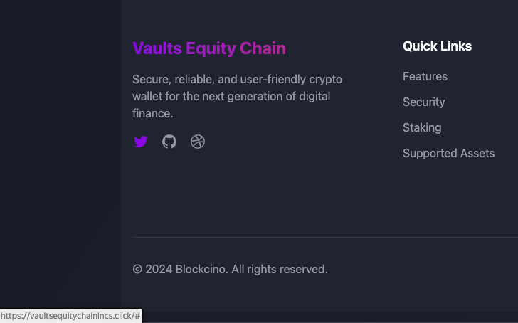 vaultsequitychainincs com кошелек отзывы