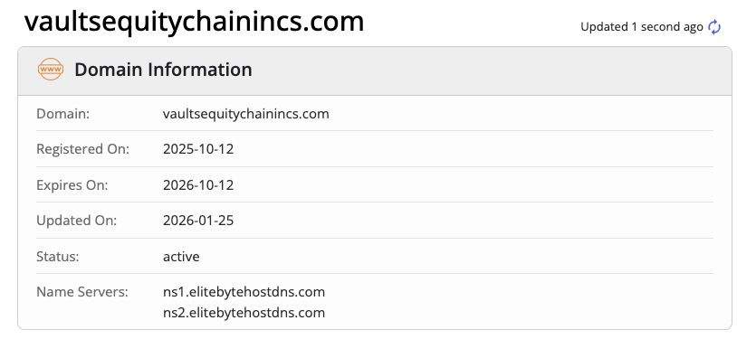 vaultsequitychainincs com кошелек отзывы