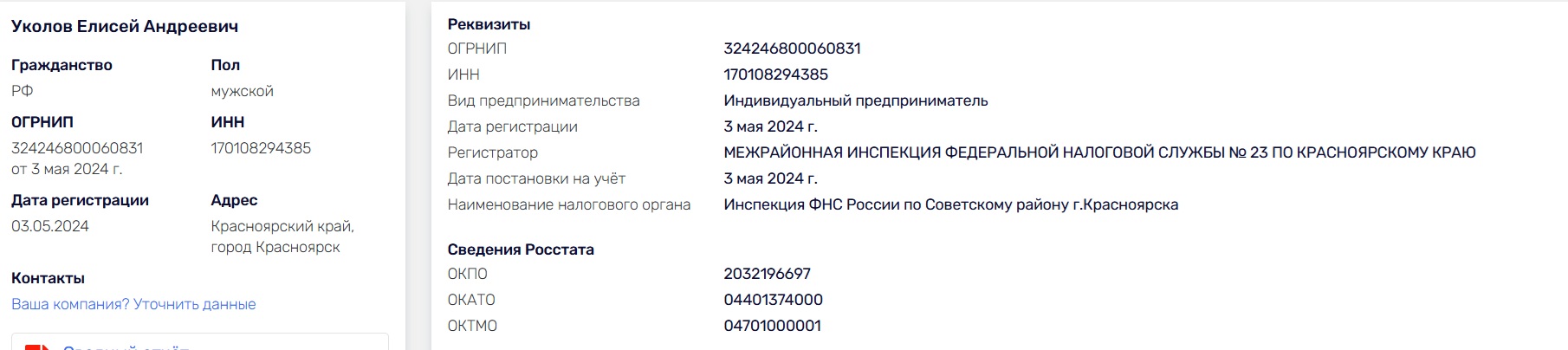 елисей уколов