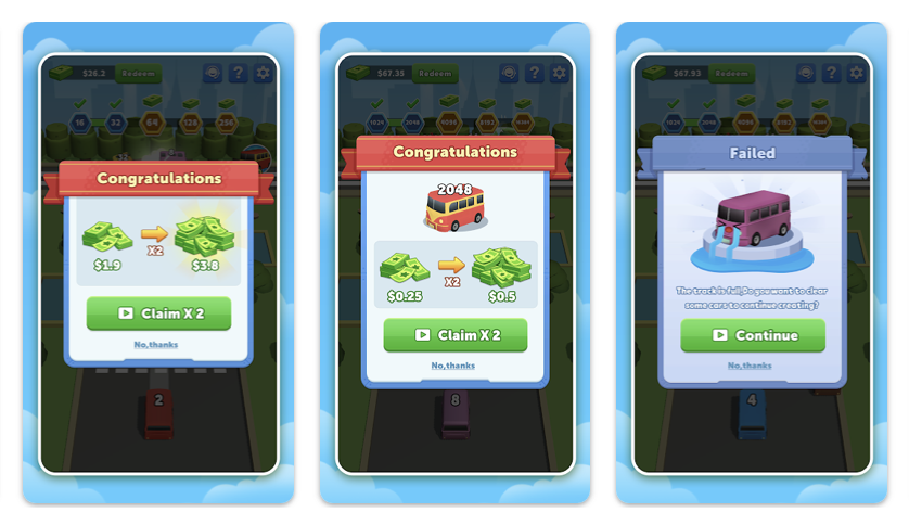 bus merge 2048 игра