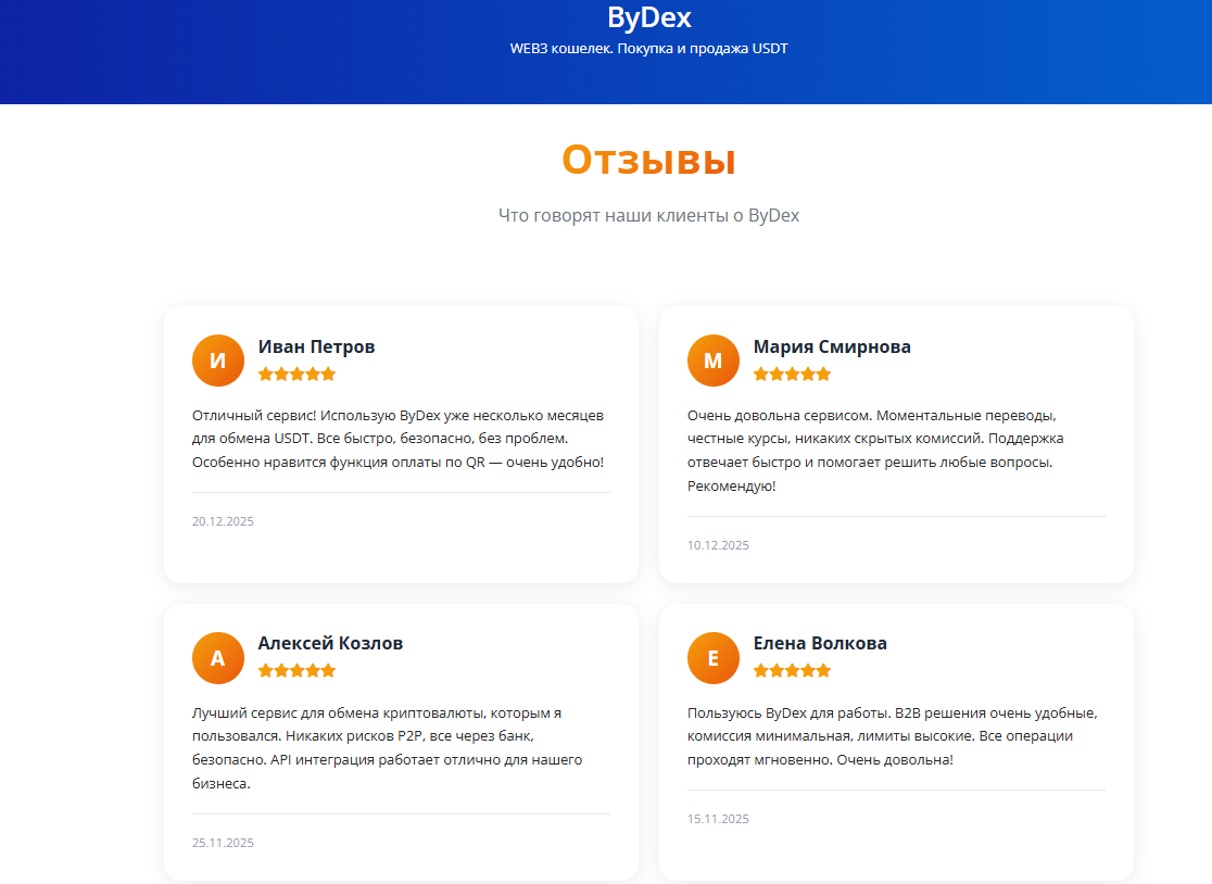 bydex обмен