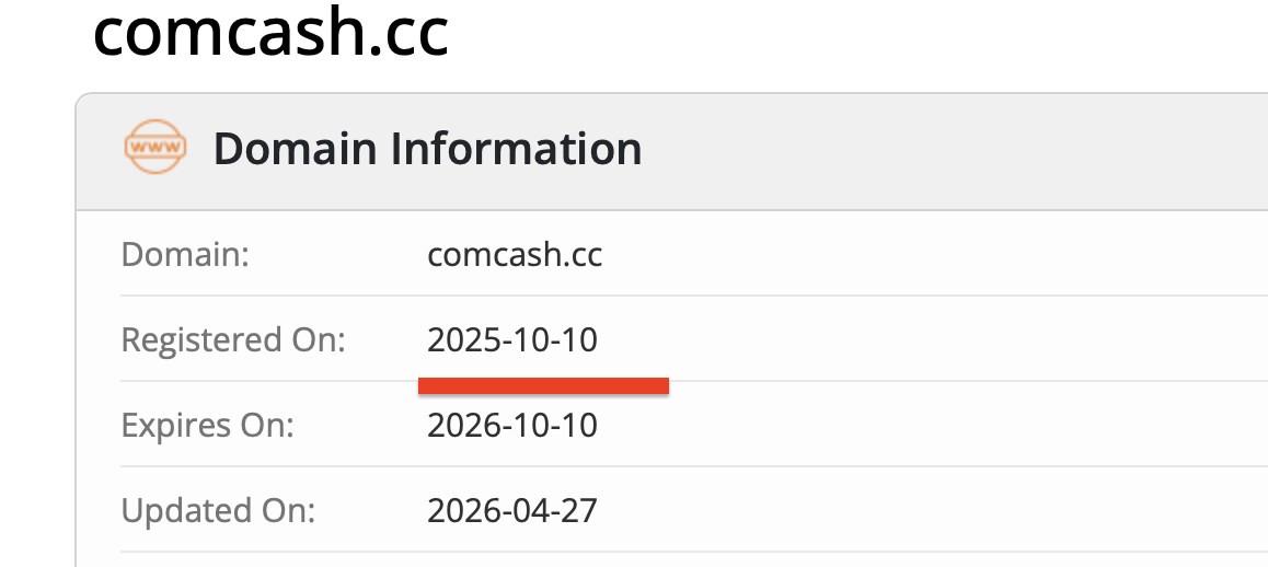 comcash cc