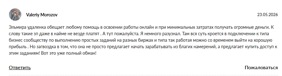 эльмира удаленка отзывы