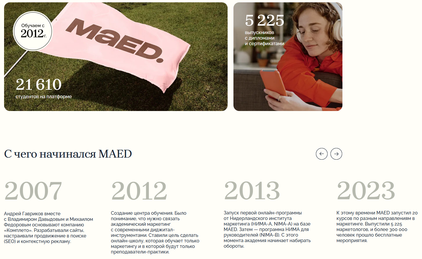 maed курсы