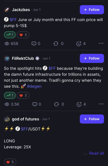 токен ff