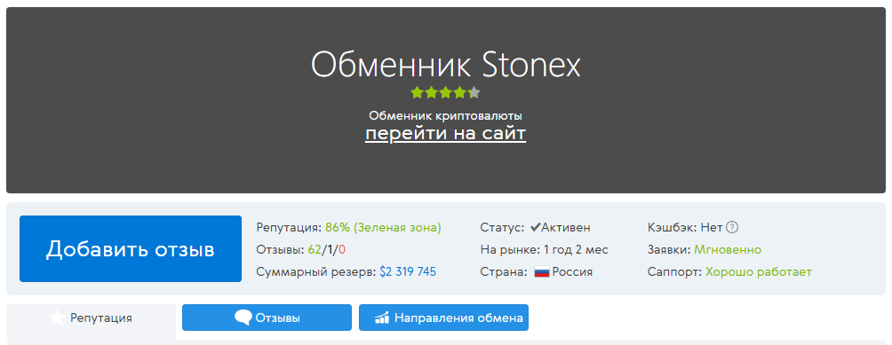 24stonex ru отзывы обменник