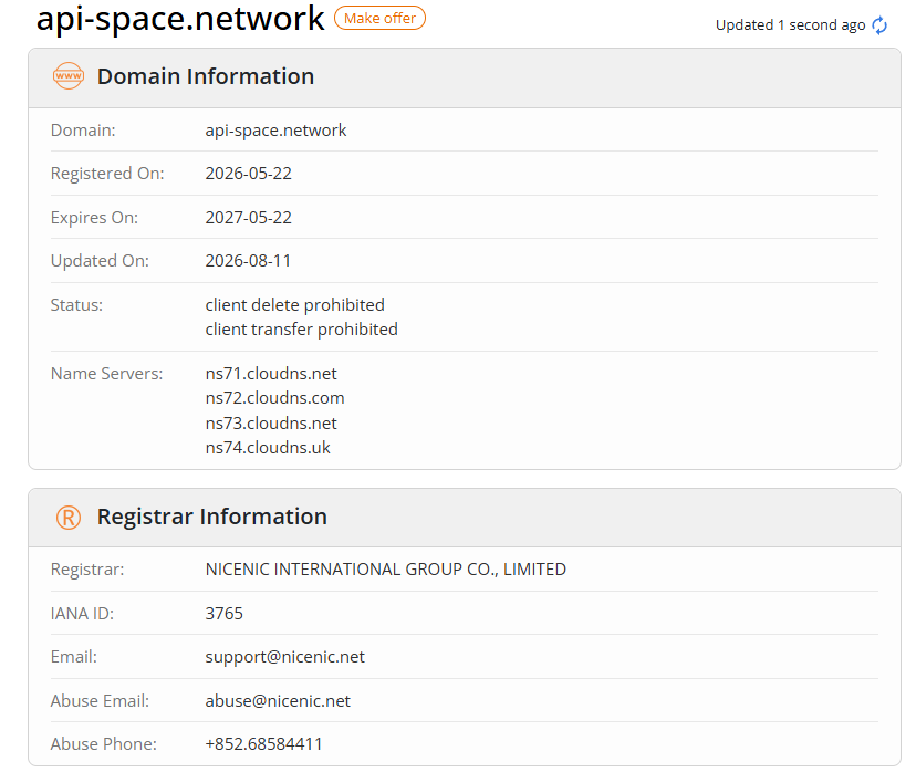 api space network