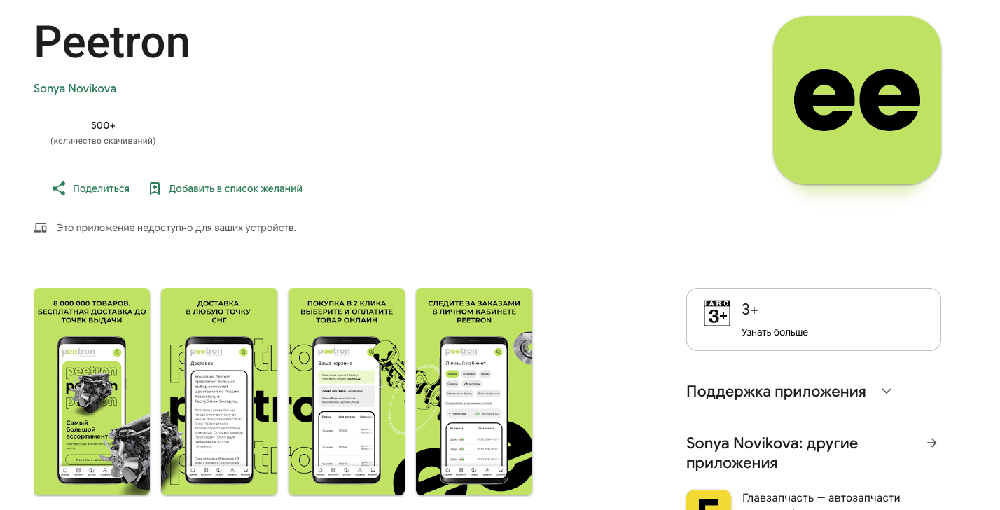 peetron франшиза