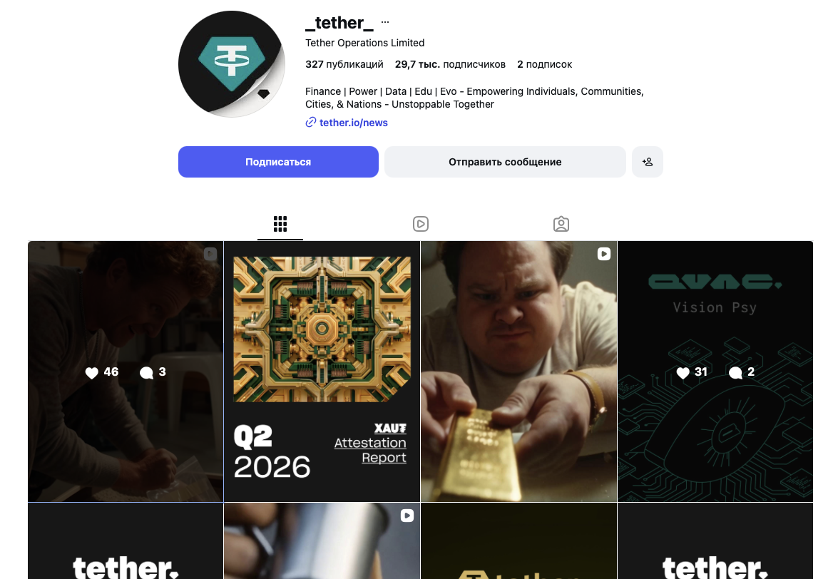 тезер криптокошелек