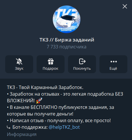 ткз биржа заданий отзывы
