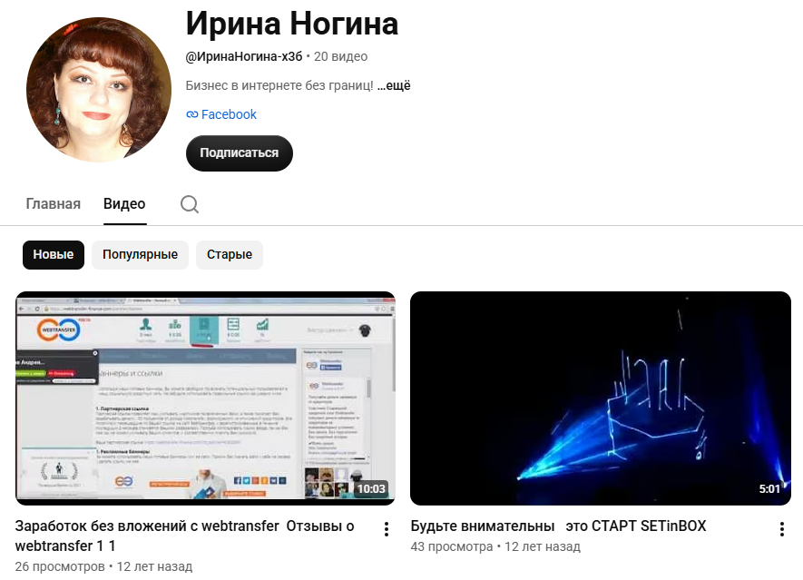 ирина ногина вк