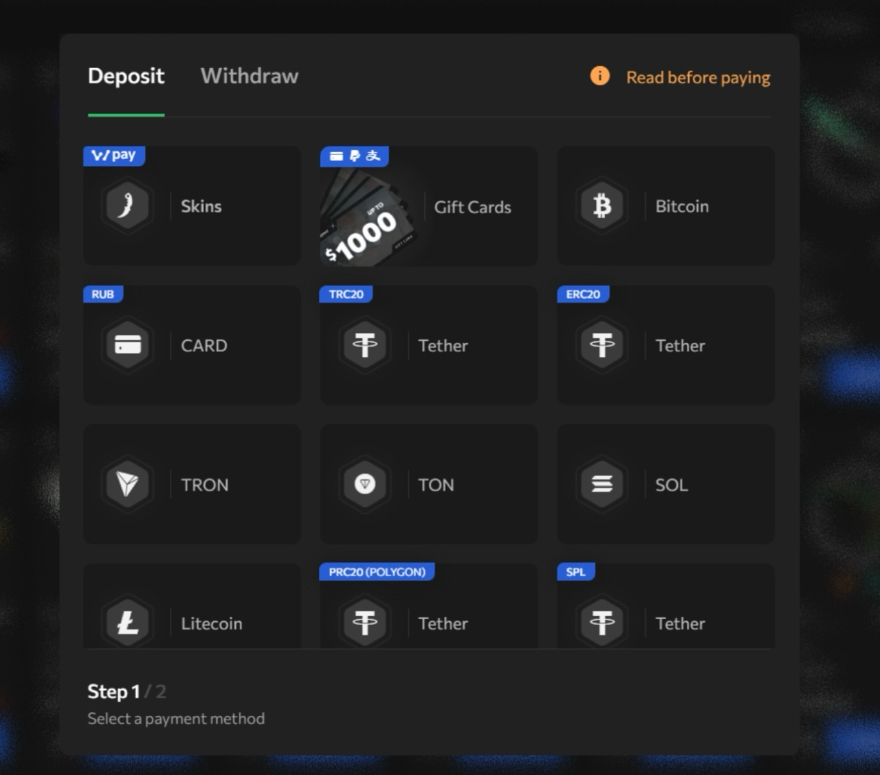 waxpeer telegram